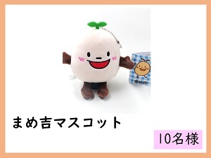 賞品19　まめ吉マスコット　10名様