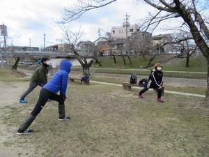 写真：ガイド講習　体操2