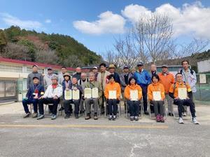 写真：下山記念撮影