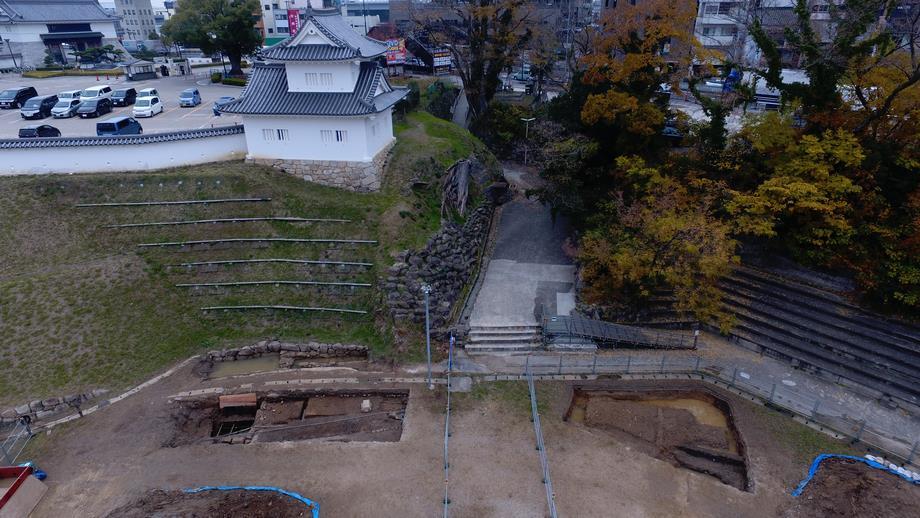 写真：菅生曲輪枡形