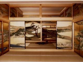 写真：大方丈障壁画岡田為恭筆