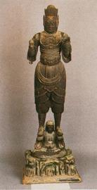 写真：木造兜跋毘沙門天立像1