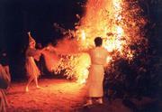 写真：夏山八幡宮火祭り3