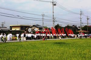 写真：堤通手永御田扇祭り2