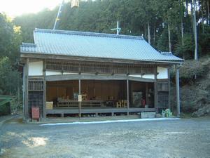 写真：保久八幡宮舞台
