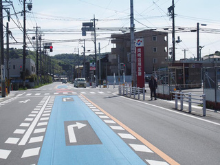 写真：三つ目の信号を右折