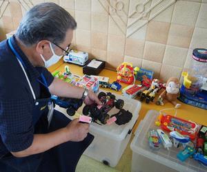 写真：退院待ちのおもちゃ