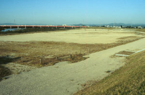 写真：美矢井橋河川緑地運動場