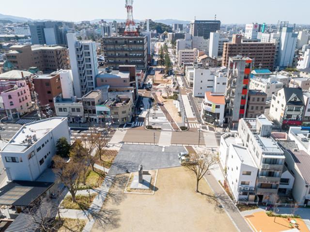写真：岡崎市の町並み