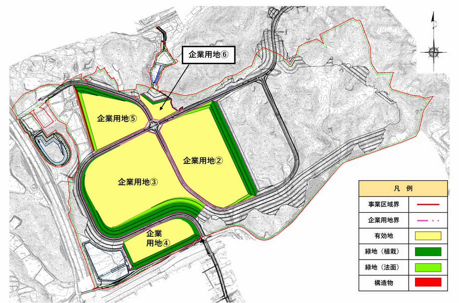 地図：募集区画