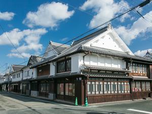 写真：八女市の街並み