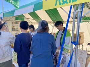 写真：農林業祭（八女市出展）