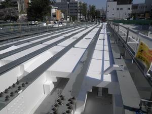 写真：埋設型枠設置4月8日の状況1