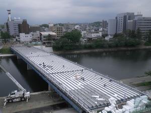 写真：埋設型枠設置4月26日の状況