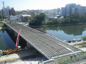 写真：コンクリート打設状況1次打設3