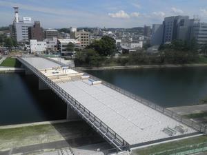 写真：木床版施工9月19日の状況1