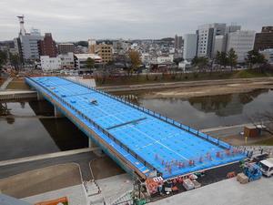 写真：木カバー施工12月19日の状況1