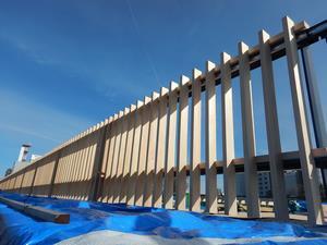 写真：高欄木装12月24日の状況1