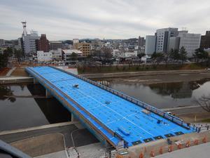 写真：高欄木装1月15日の状況