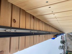 写真：桁下照明設置1月15日の状況