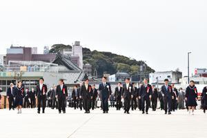 写真：徳川四天王像披露式典状況2