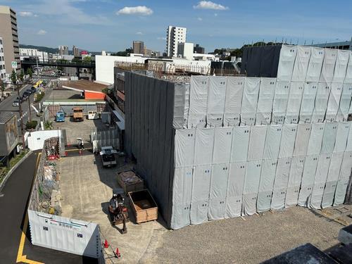 写真：東岡崎駅の解体風景8