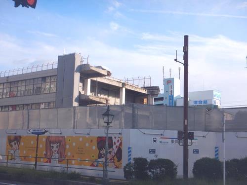 写真：東岡崎駅の解体風景5
