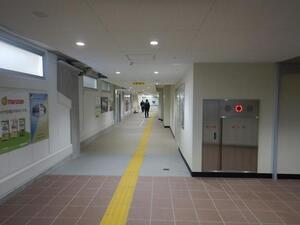 写真：地下改札経路