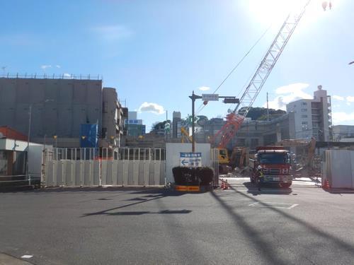 写真：東岡崎駅の解体風景2