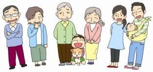 イラスト：笑顔の家族