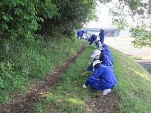 写真：乙川を美しくする会の活動1