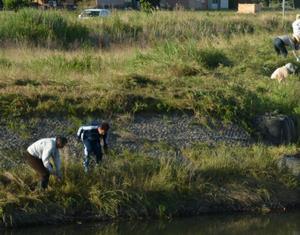 写真：鹿乗川を美しくする会の活動1