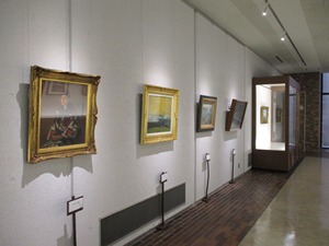 写真：常設展示コーナー　山本鼎作品ほか