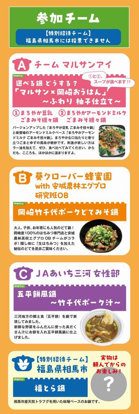 写真：参加チーム