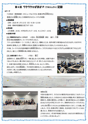 チラシの写真：第6回ワクワクひがおかP（プロジェクト）記録