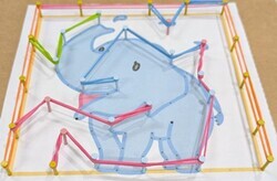 ストリングアートの写真