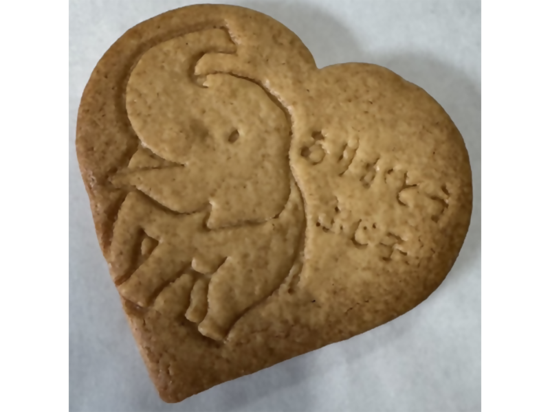 ありがとうふじ子クッキーの画像