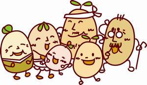 イラスト：まめ吉と家族