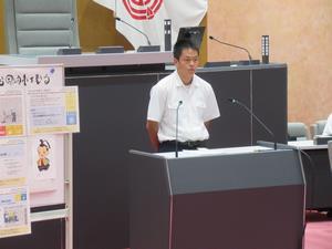 写真：発表の様子B班