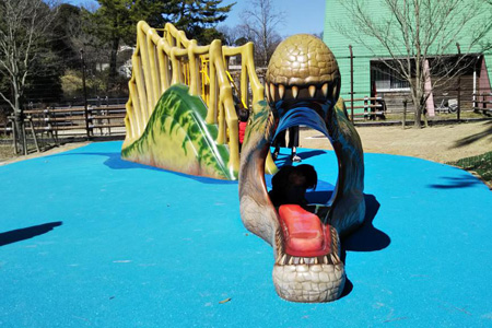 写真：スピノサウルスの滑り台3