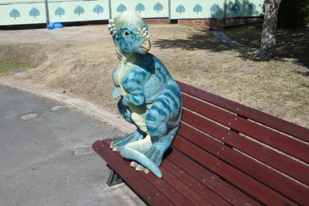 写真：パキケファロサウルス