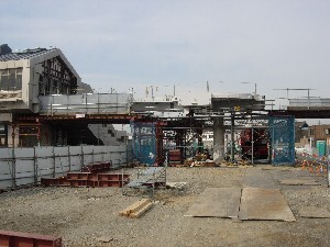 写真：橋掛け2本目