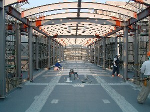 写真：つなぎ部分から延伸部分（東方向）