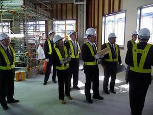 写真：平成22年11月4日現在　整備工事の様子