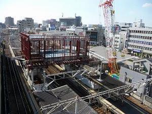 写真：平成22年7月20日現在　整備工事の様子