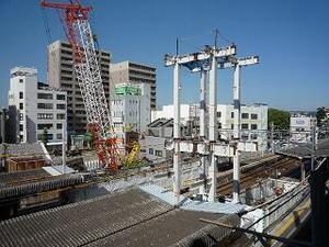 写真：平成22年6月24日現在　整備工事の様子