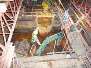 写真：平成22年3月31日現在　整備工事の様子2