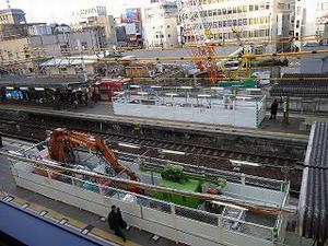 写真：平成22年1月14日現在　整備工事の様子