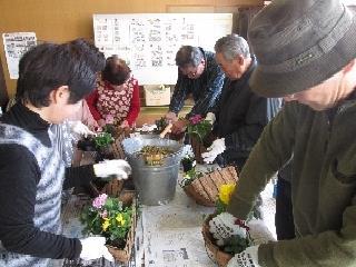 写真：平成27年1月ハンギングバスケット講座3