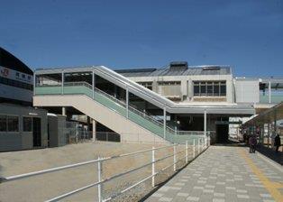 写真：エスカレーター側面